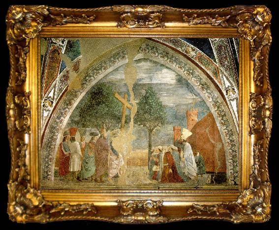 framed  Piero della Francesca Exaltation of the Cross, ta009-2